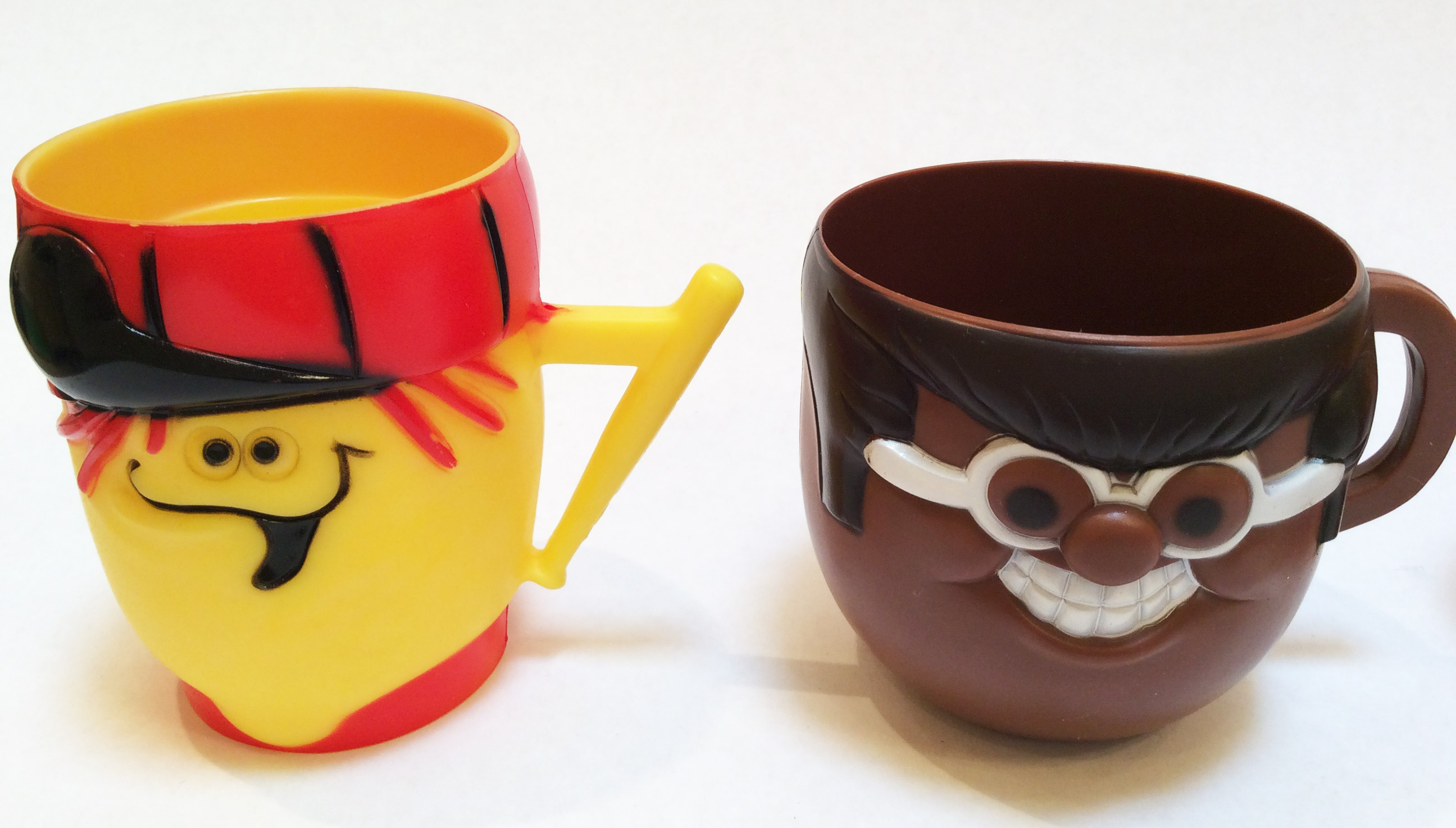 Set of All 9 Vintage Kool Aid Funny Face Plastic Cups Pillsbury